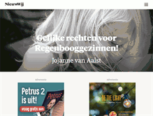 Tablet Screenshot of nieuwwij.nl